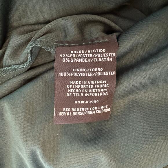 R&M Richards Green Sequined Sleeveless Keyhole Formal Evening Gown 8 NWT - Picture 9 of 12